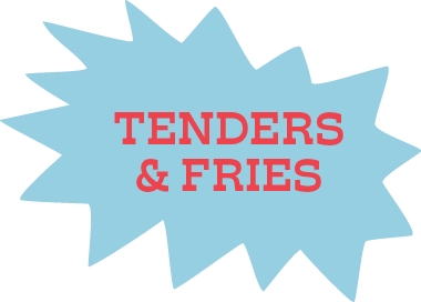 rebel hen chicken tenders and fries